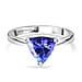 Rhapsody 950 Platinum AAAA Tanzanite Solitaire Ring Platinum