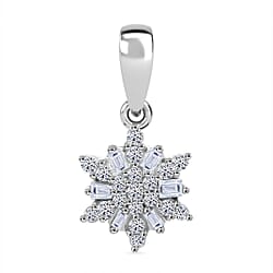 Luxuriant Lab Grown Diamond (SI/GH) Pendant in 18K Vermeil Yellow Gold Plated Sterling Silver