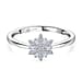 LUXURIANT Lab Grown Diamond Snowflake Ring (SI-GH)