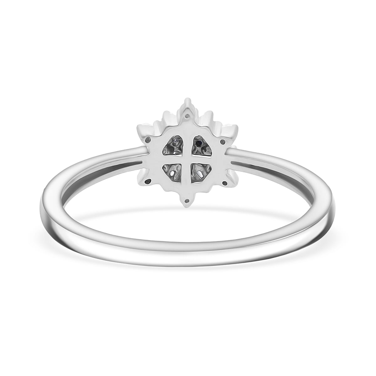 LUXURIANT Lab Grown Diamond Snowflake Ring (SI-GH)