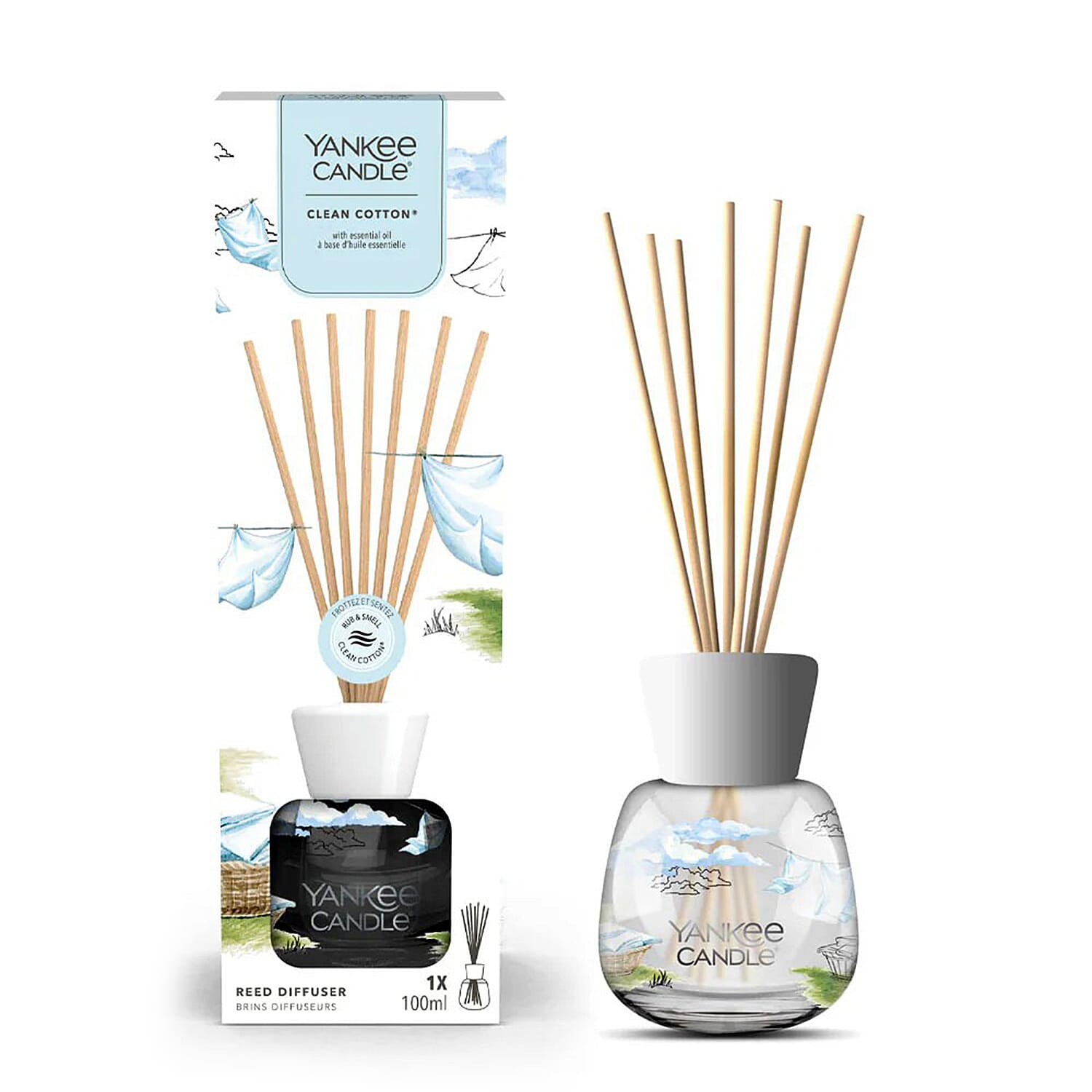 Yankee Candle Reed Diffuser Clean Cotton