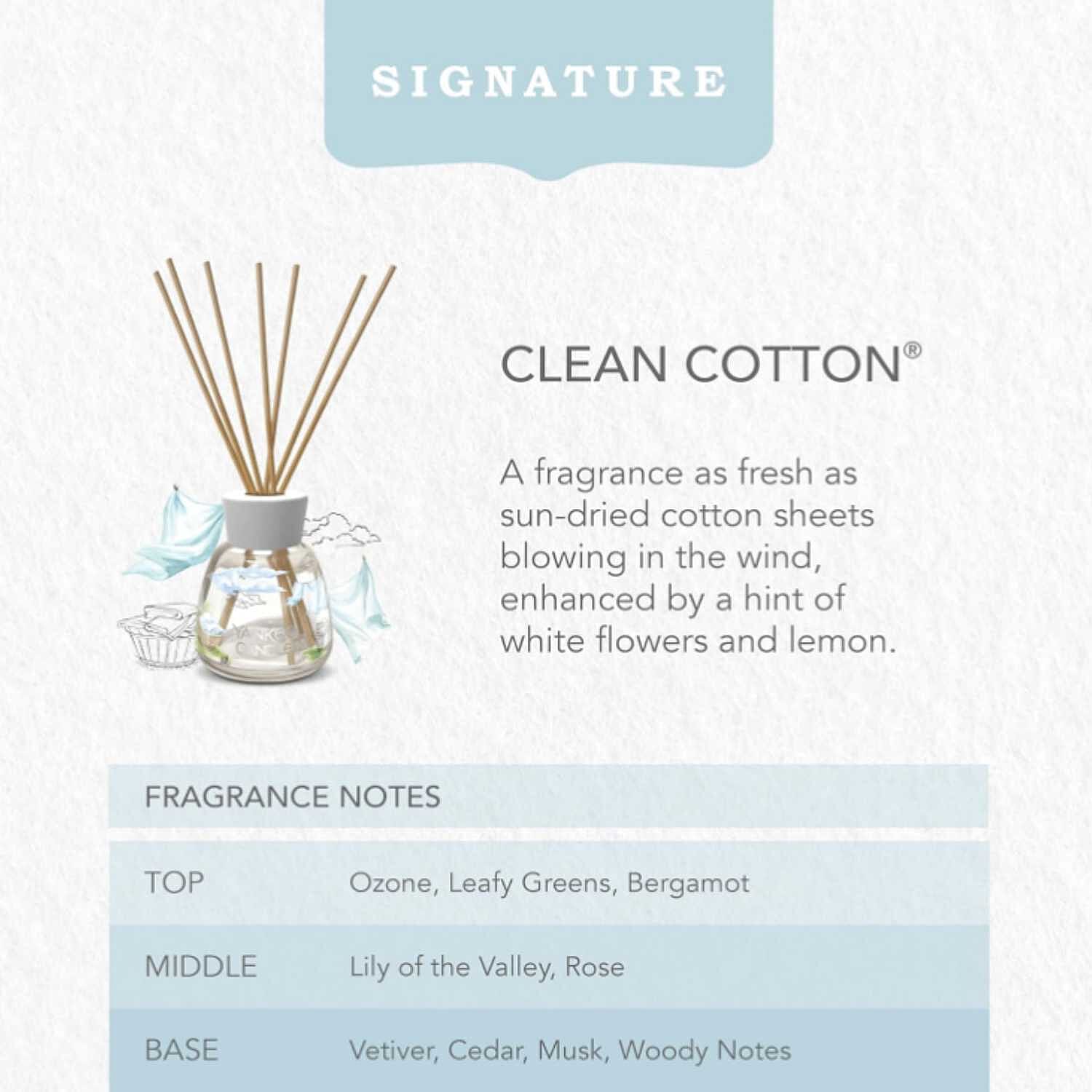 Yankee Candle Reed Diffuser Clean Cotton