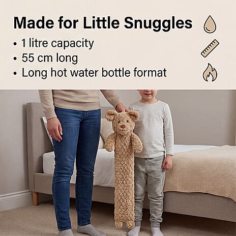 Aroma Super Soft Dog Long Hot Water Bottle Cover - Orange