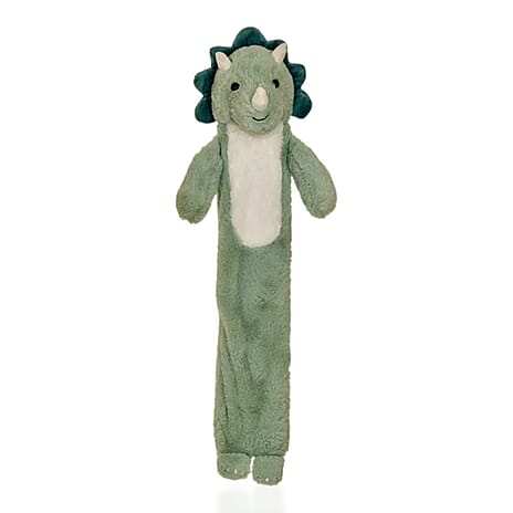 Aroma Super Soft Dinosaur Long Hot Water Bottle Cover - Sage