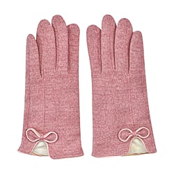 Cashmere Touch Screen Gloves (Size 23x9 cm) - Beige