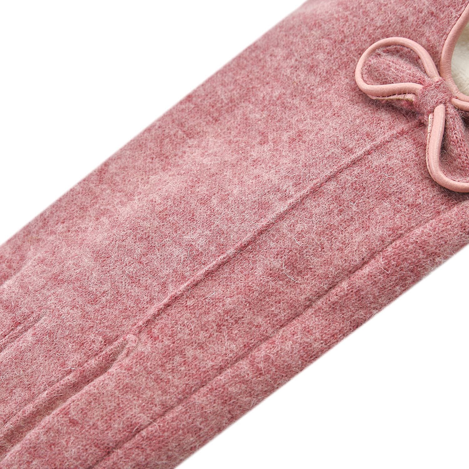 Cashmere Wool Touch Screen Gloves (One Size Fits Most) - Pink