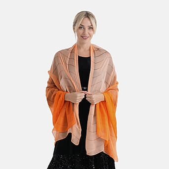 https://tjcuk.sirv.com/Products/83/1/8319325/La-Marey-Chiffon-Patterned-Scarf-Size-One-Size-Orange-Blue_8319325.jpg?w=342&h=342