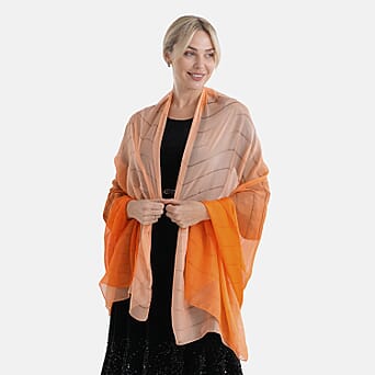 https://tjcuk.sirv.com/Products/83/1/8319325/La-Marey-Chiffon-Patterned-Scarf-Size-One-Size-Orange-Blue_8319325_2.jpg?w=342&h=342