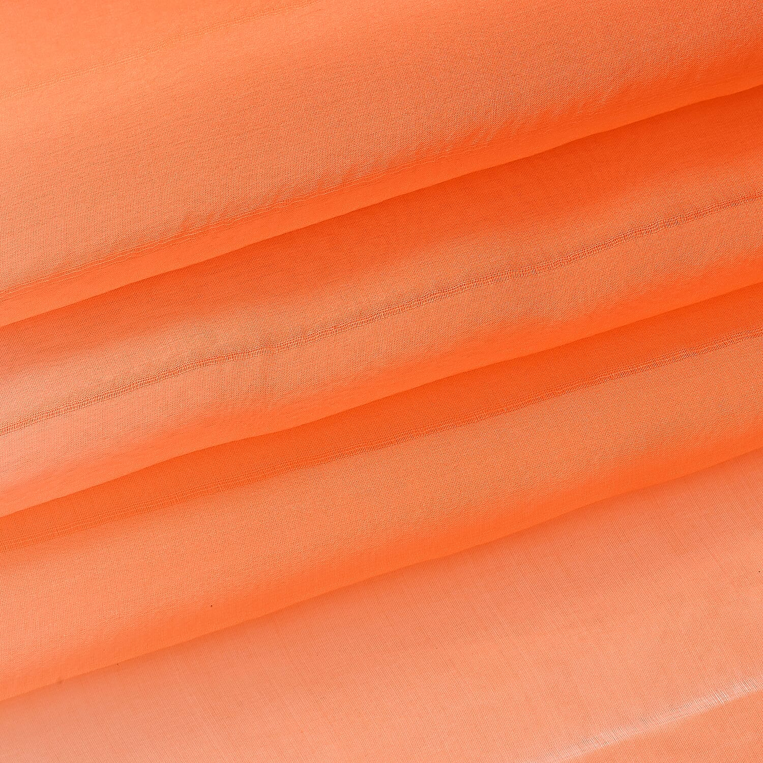 La Marey 100% Mulberry Silk Orange Ombre Scarf (106 x 195cm)