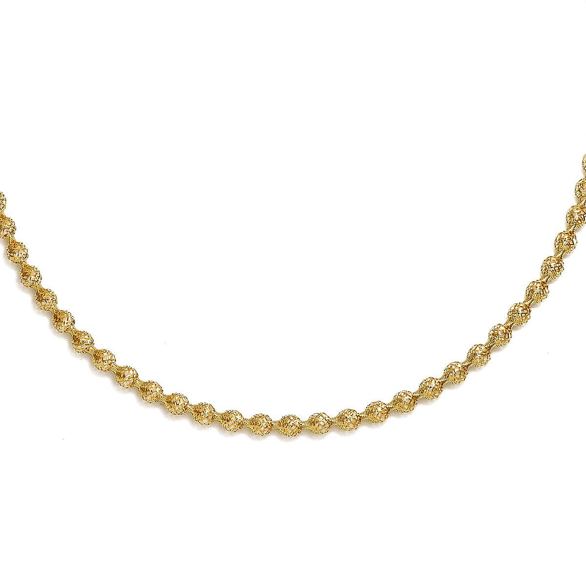 Maestro Collection - 9K Yellow Gold Link Necklace (Size - 20)
