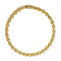 9K Yellow Gold Bangle (Size - 7.5)