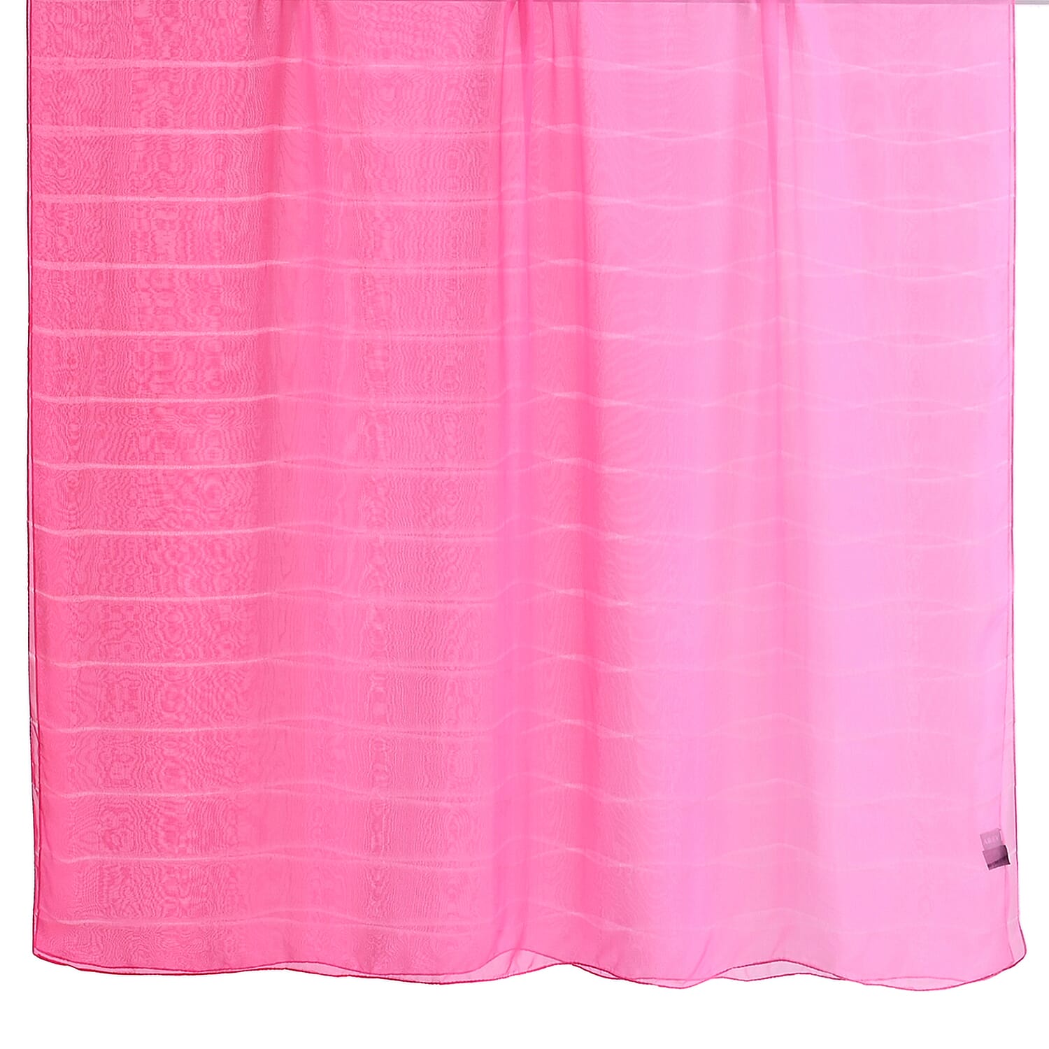 La Marey 100% Mulberry Silk Scarf (177 x 110 cm) - Pink