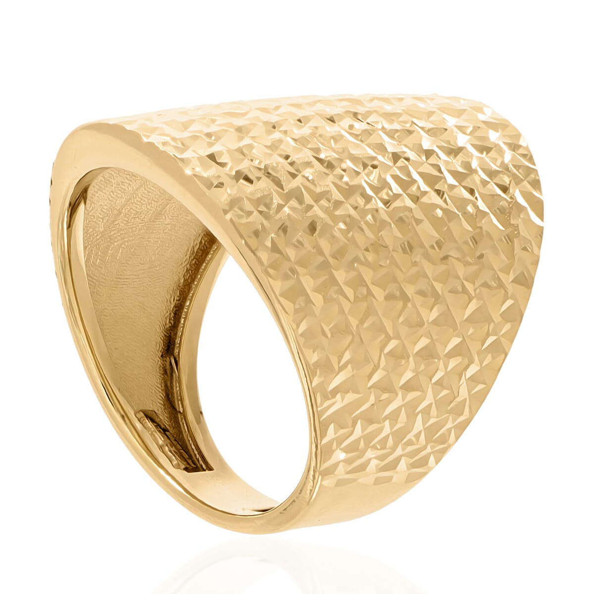 Maestro Collection - 9K Yellow Gold Diamond Cut Ring
