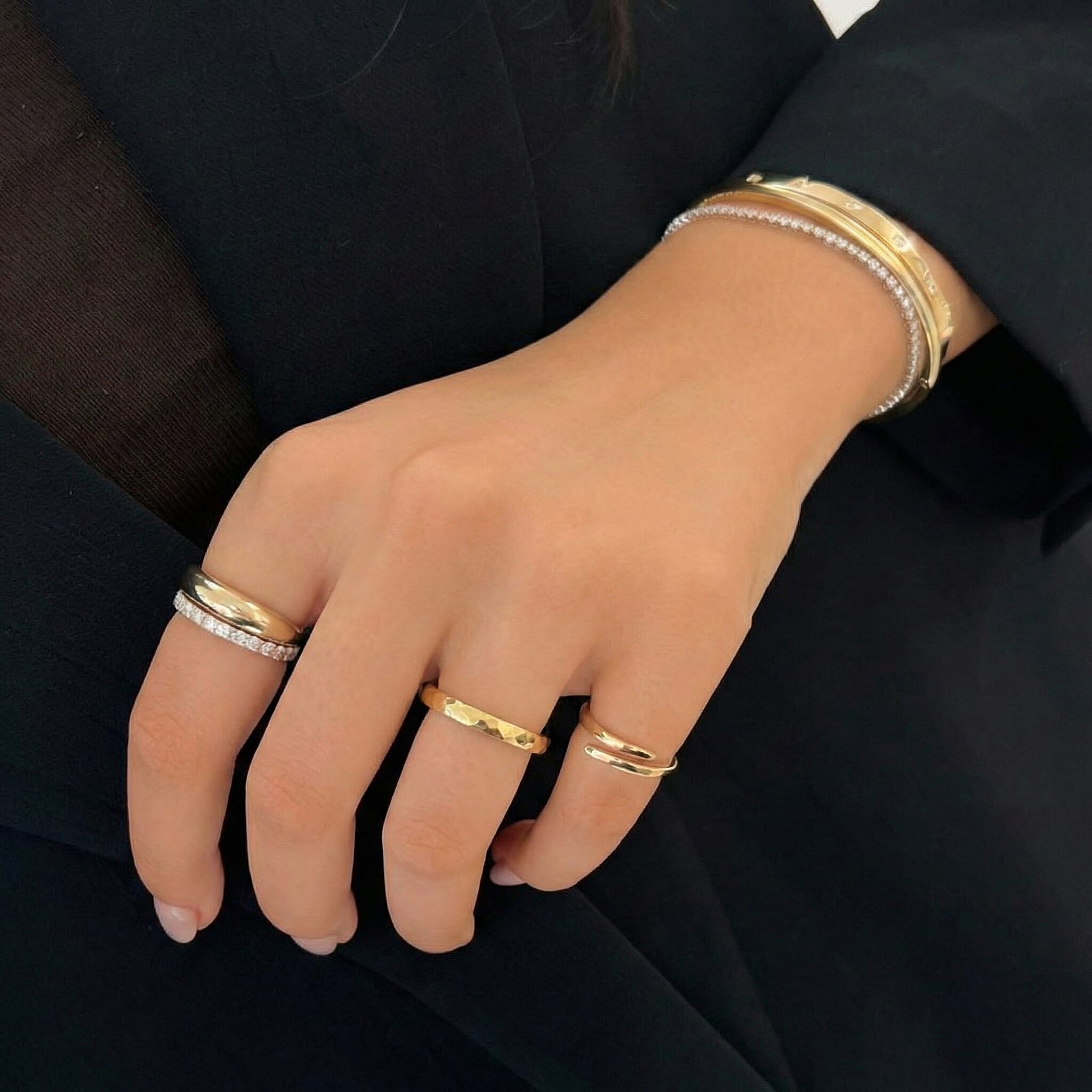 Maestro Collection - Italian Made 9K Yellow Gold Ring