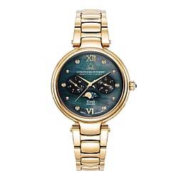 CHRISTOPHE DUCHAMP Swiss Quartz Movement White Dial Ladies Watch with Silver Colour Stainless Steel Strap