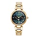 CHRISTOPHE DUCHAMP Swiss Quartz Movement Black Mother of Pearl Dial Ladies Watch with Silver Colour Stainless Steel Strap