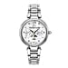 CHRISTOPHE DUCHAMP Swiss Quartz Movement Black Mother of Pearl Dial Ladies Watch with Silver Colour Stainless Steel Strap