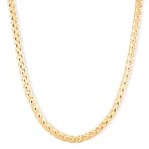 Designer Inspired - Handmade Spiga Necklace (Size - 22) with Lobster Clasp Yellow