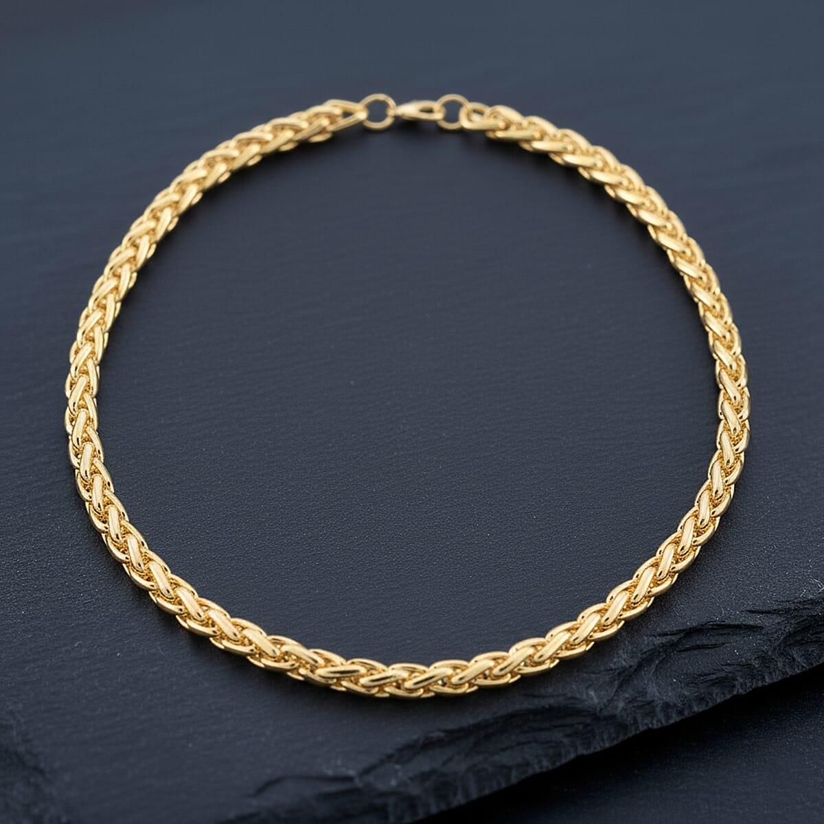 Designer Inspired - Handmade Spiga Necklace (Size - 22) with Lobster Clasp Yellow