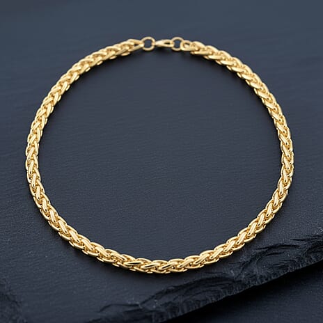 Designer Inspired - Handmade Spiga Necklace (Size - 22) with Lobster Clasp Yellow