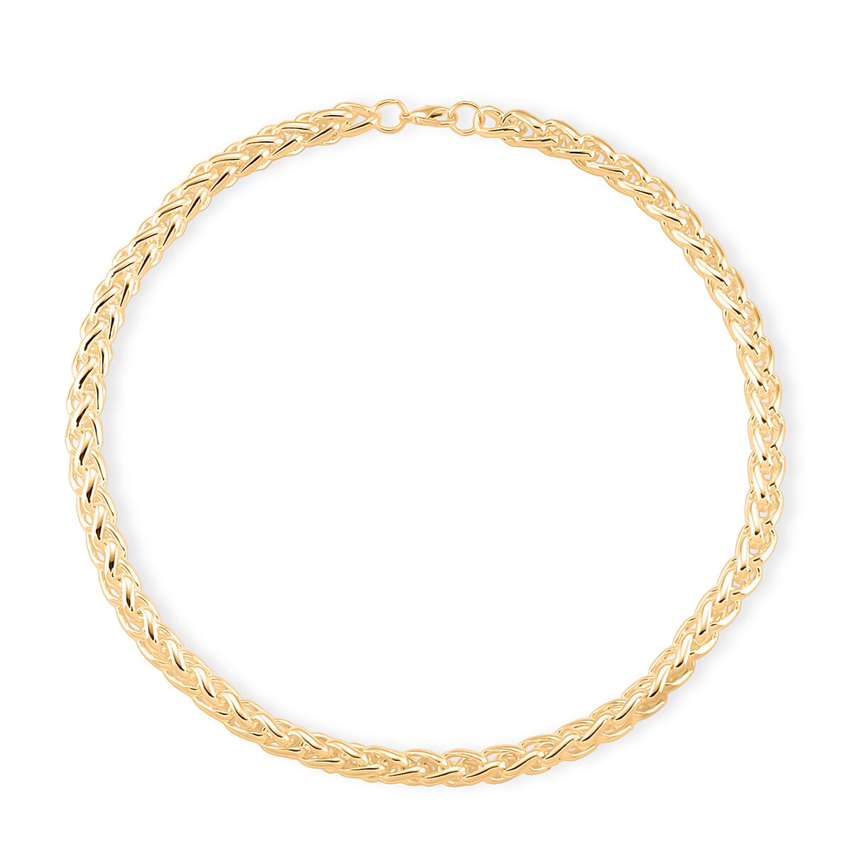 Designer Inspired - Handmade Spiga Necklace (Size - 22) with Lobster Clasp Yellow