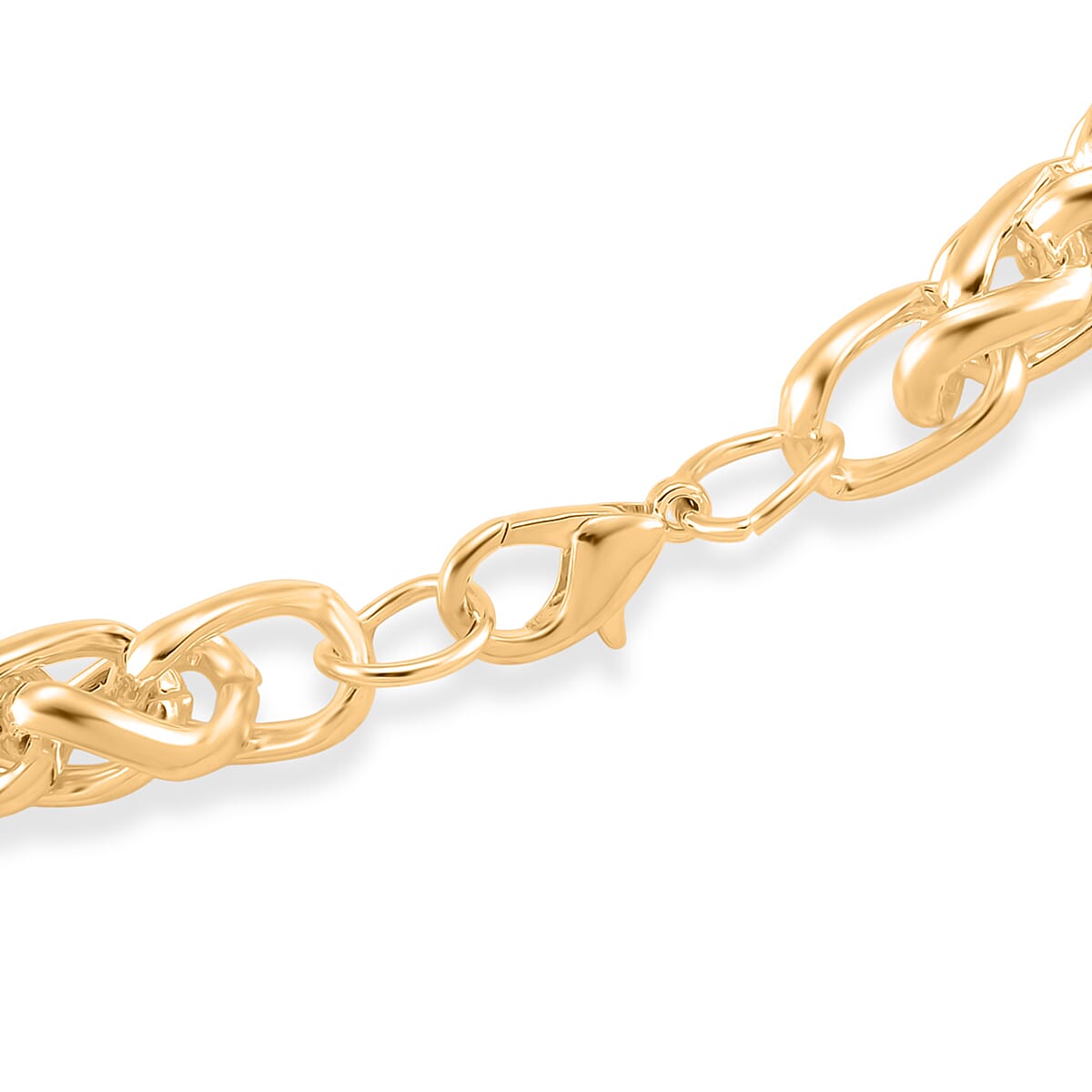 Designer Inspired - Handmade Spiga Necklace (Size - 22) with Lobster Clasp Yellow