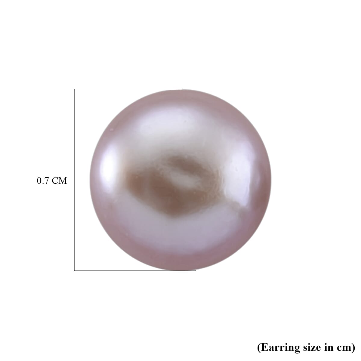 Purple Fresh Water Pearl Earrings with Push Backs