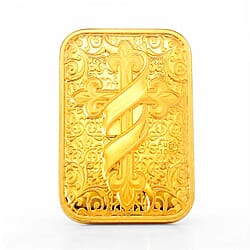 24K Yellow Gold (99.9% Purity) Atlas Embossed Collectable