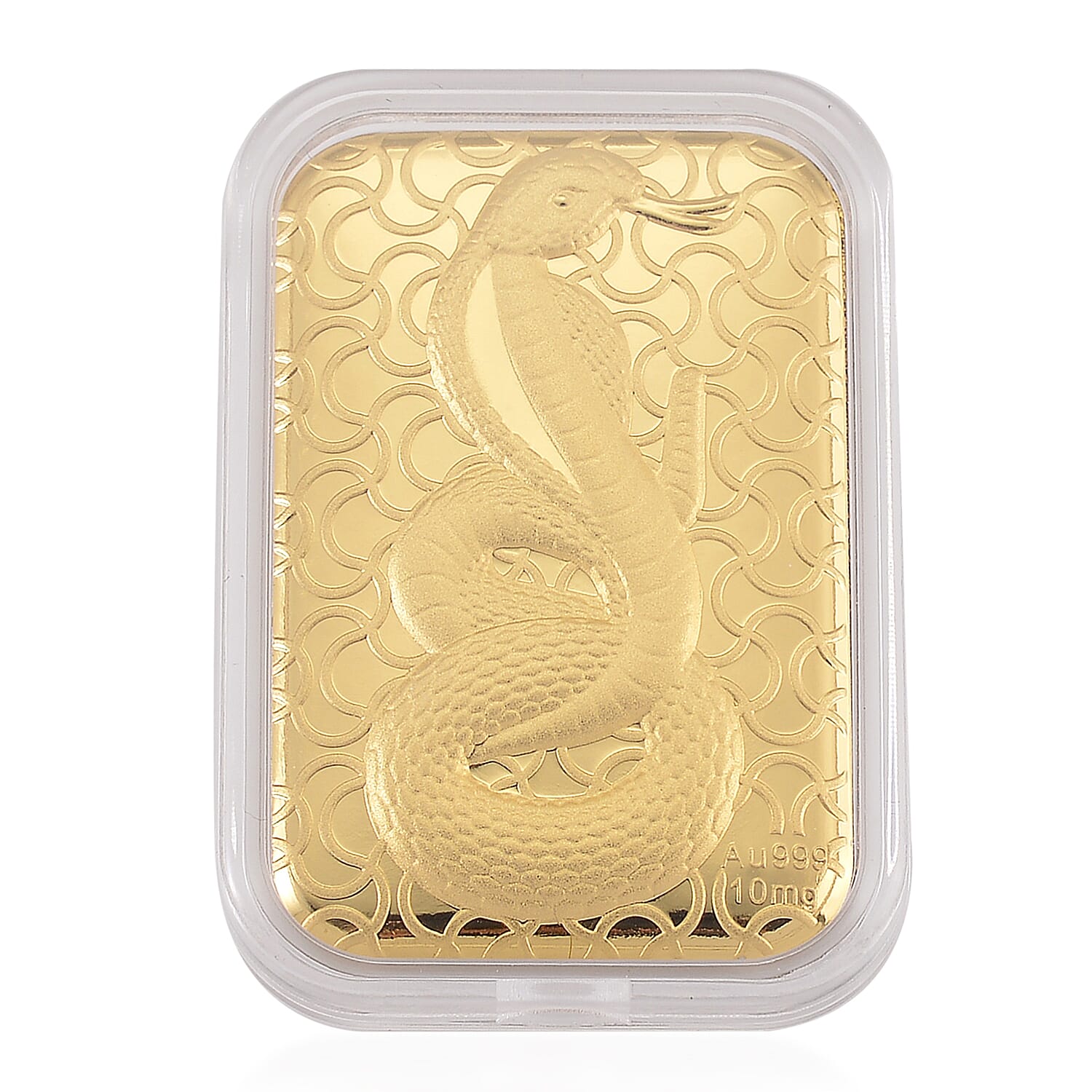 24K Yellow Gold Snake Embossed Collectible Foil (39.50 X 25.70)