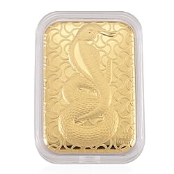 24K Yellow Gold (99.9% Purity) Leopard Embossed Collectable