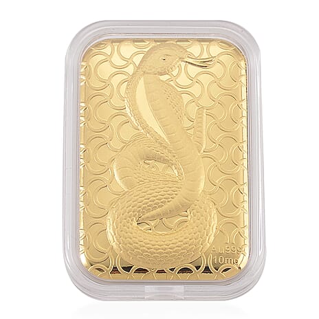 24K Yellow Gold Snake Embossed Collectible Foil (39.50 X 25.70)