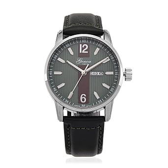 https://tjcuk.sirv.com/Products/83/1/8319608/GENOA-TIME-V2-Double-Date-Quartz-PC33-3ATM-WR-Green-Hydraulic-Dial-Sil_8319608.jpg?w=342&h=342