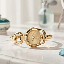 GENOA TIME V2 Sunshine Series Quartz PC21S 3ATM WR Gold Dial & Gold Case Ladies Watch with Gold Strap