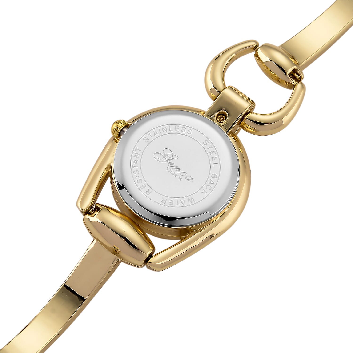 GENOA TIME V2 Sunshine Series Quartz PC21S 3ATM WR Gold Dial & Gold Case Ladies Watch with Gold Strap