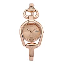 GENOA TIME V2 Sunshine Series Quartz PC21S 3ATM WR Rose Gold Dial & Rose Gold Case Ladies Watch with Rose Gold Strap