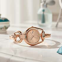 GENOA TIME V2 Sunshine Series Quartz PC21S 3ATM WR Rose Gold Dial & Rose Gold Case Ladies Watch with Rose Gold Strap