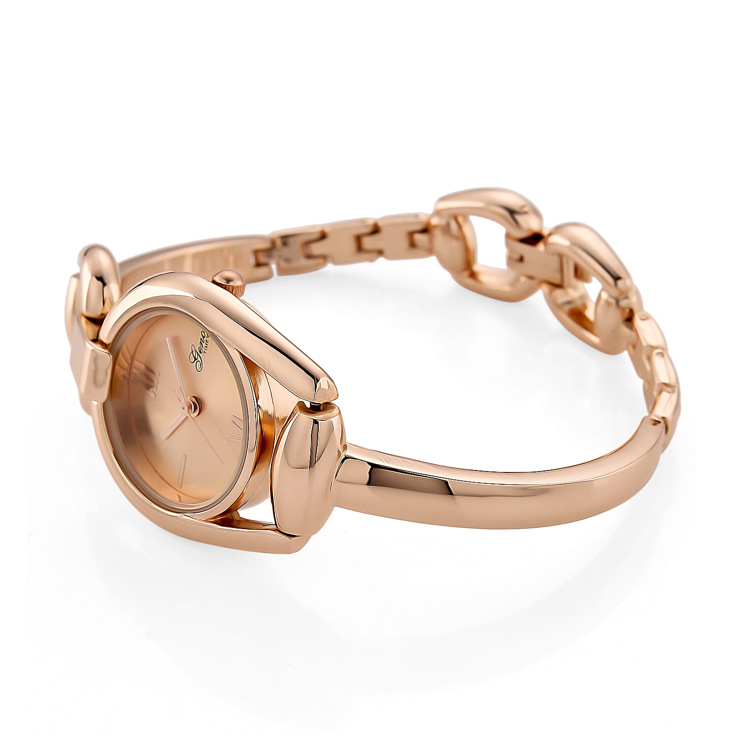 GENOA TIME V2 Sunshine Series Quartz PC21S 3ATM WR Rose Gold Dial & Rose Gold Case Ladies Watch with Rose Gold Strap