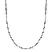 Red Carpet Collection - Luxuriant Lab Grown Diamond SI-GH Tennis Necklace (Size - 18) in 18K Vermeil Yellow Gold Plated Sterling Silver 7.50 Ct.