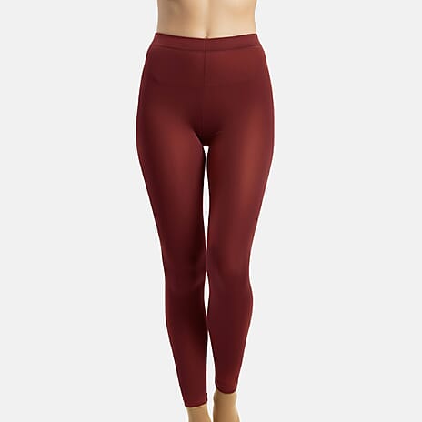 Ladies Thermal Shaping Legging (Size S-M) - Burgundy