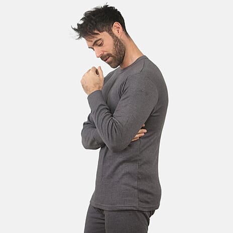 Heat Machine Long Sleeve T-Shirt (Size M) - Charcoal