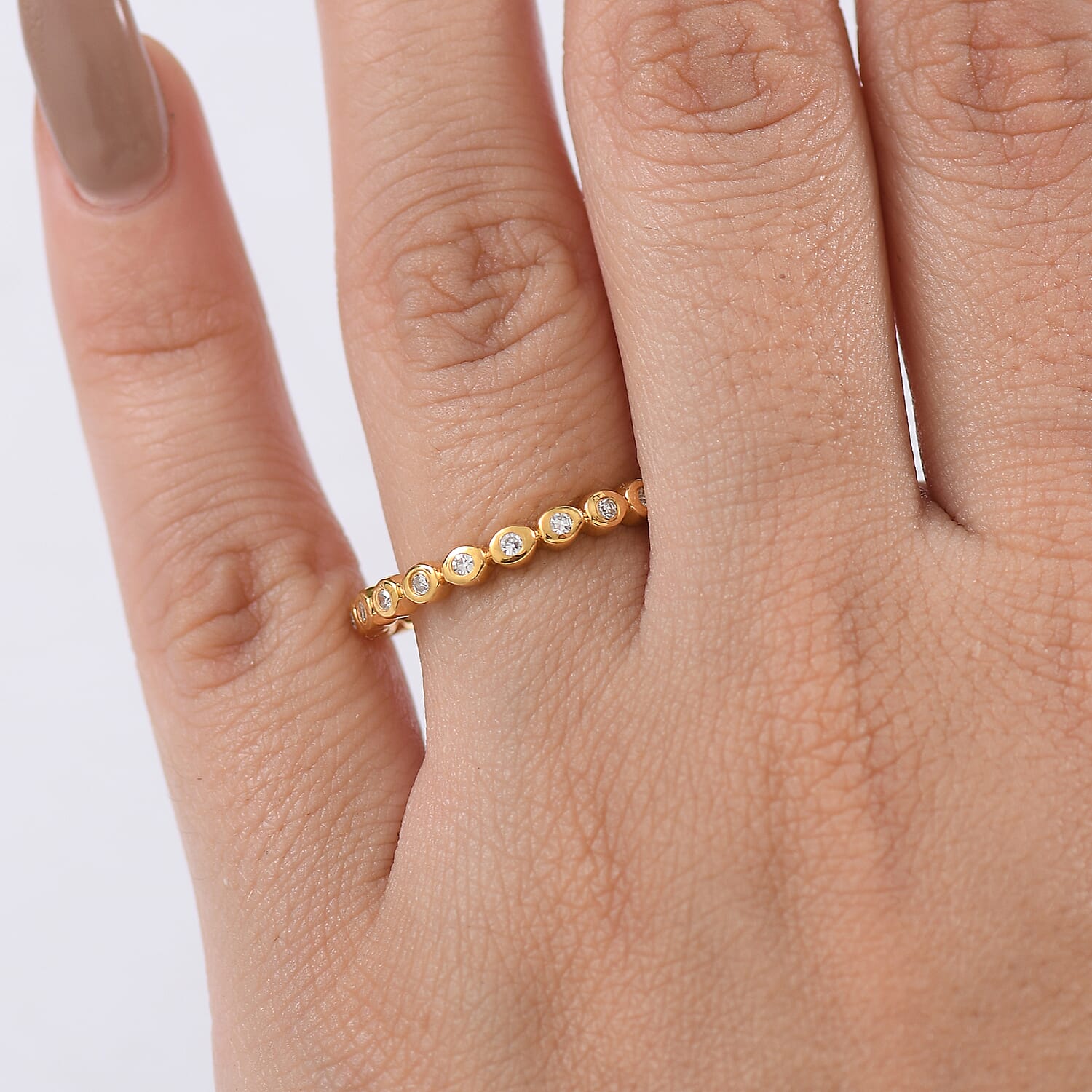 Luxuriant Lab Grown Diamond Full Eternity Band Ring