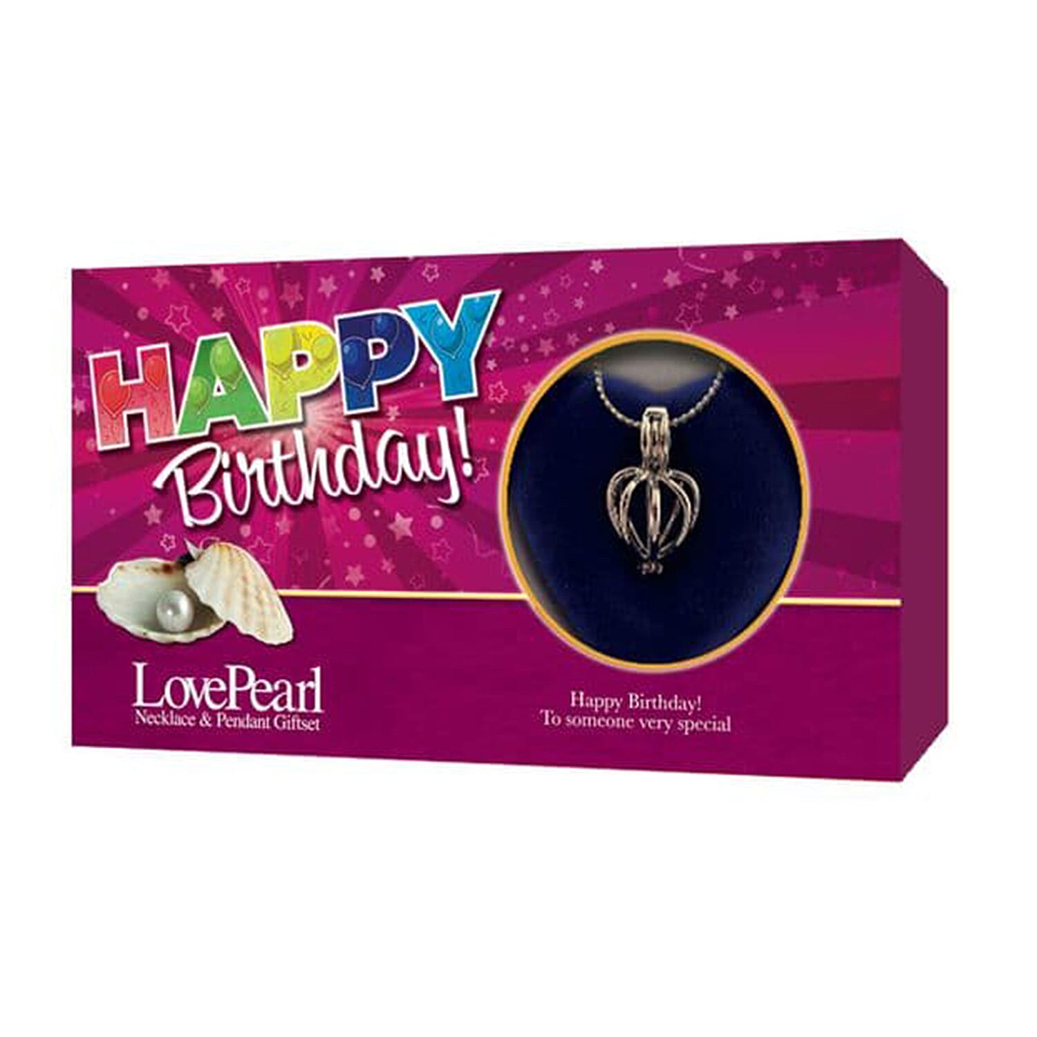 Pearl Necklace Gift Set - Happy Birthday