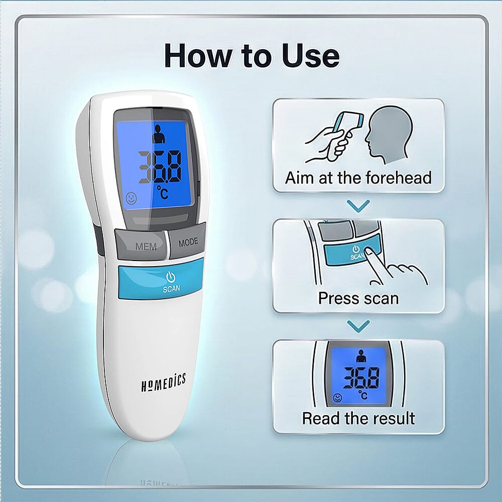 HoMedics No Touch Infrared Thermometer