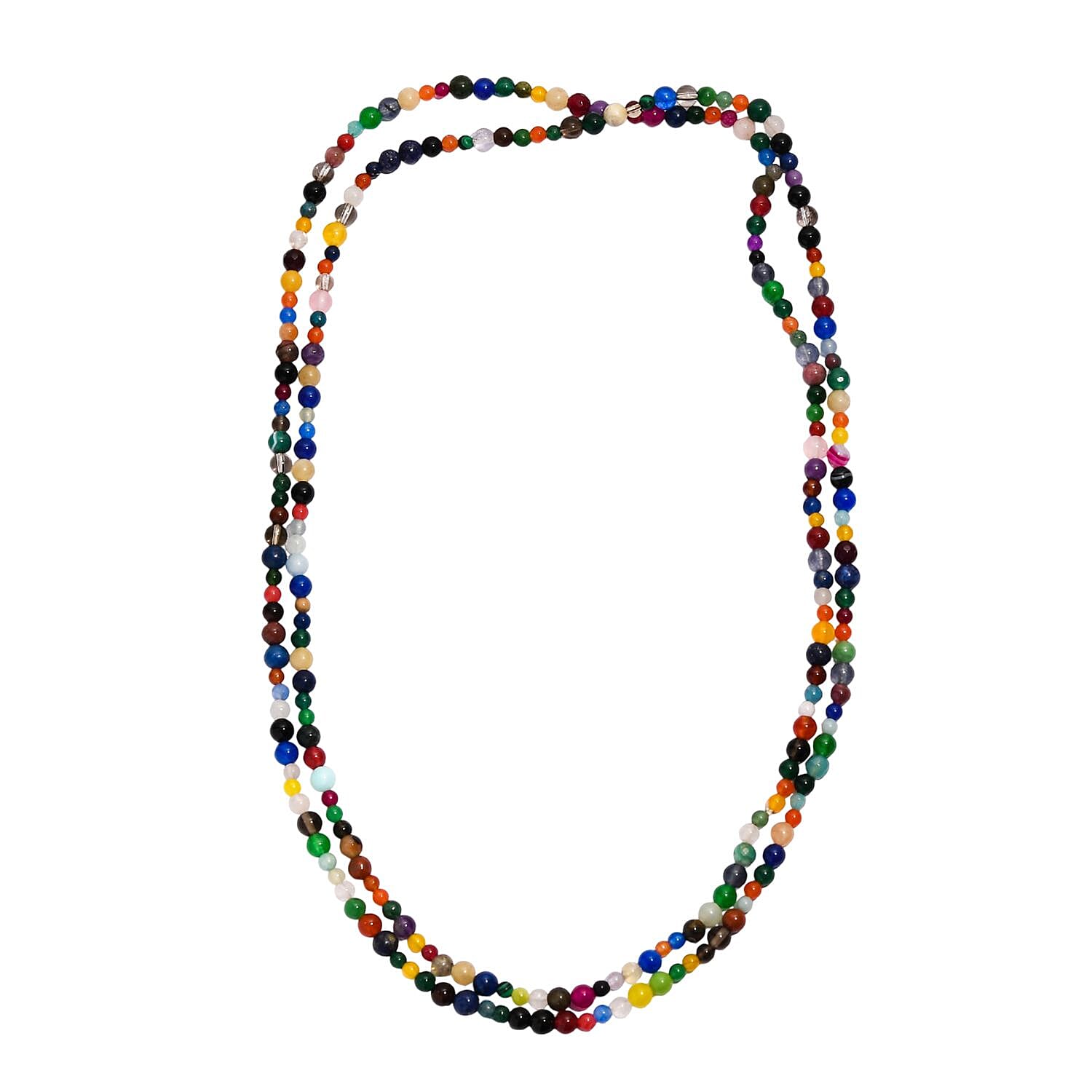 Aurora Collection-Multi Gemstones Necklace (Size 50) 300.00 Ct.