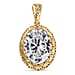 LUXURIANT 2 Ct. Lab Grown Diamond Solitaire Pendant in 9K Gold