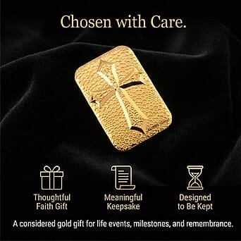 https://tjcuk.sirv.com/Products/83/2/8321343/24K-Yellow-Gold-99-9-Purity-Cross-Embossed-Collectable-39-80-MM-x-25-5_8321343_3.jpg?w=342&h=342
