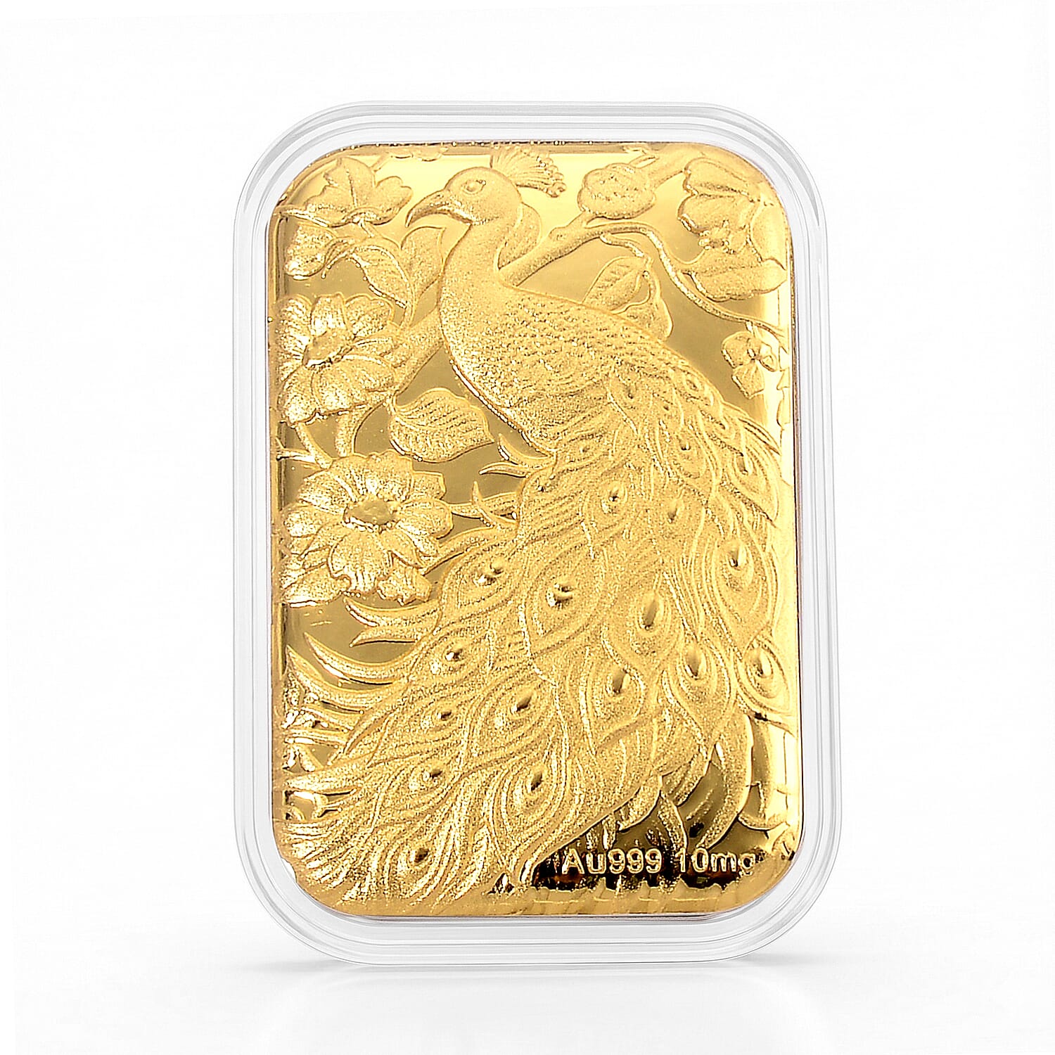 24K Yellow Gold Peacock Collectable