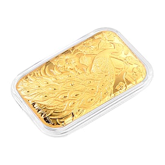https://tjcuk.sirv.com/Products/83/2/8321352/24K-Yellow-Gold-Peacock-Collectable_8321352_2.jpg?w=342&h=342