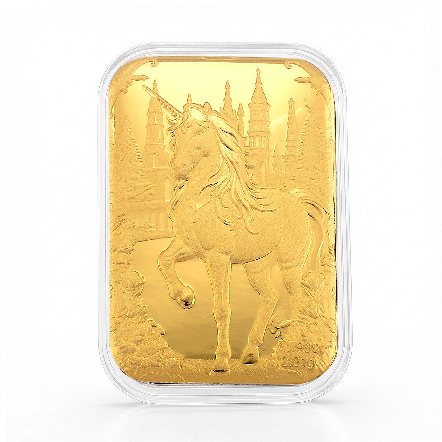 24K Yellow Gold Unicorn Collectible