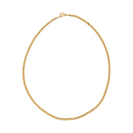 New Year Deal 2026 - 23K Yellow Gold ( 95.8% Purity) Designer Necklace (Size 18) 4.00 Gms.